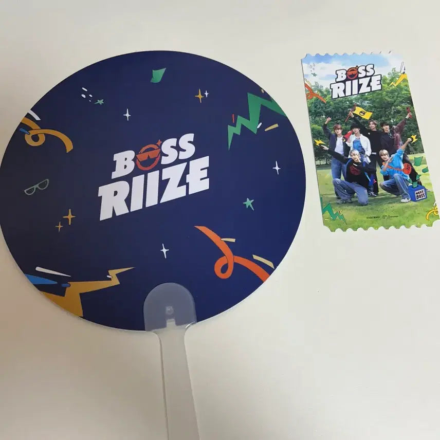 [BUNJANG] Riize Ticket Boss Pop-up Store Fan / 라이즈 티켓 보스 팝업스토어 부채 riize 입장 특전