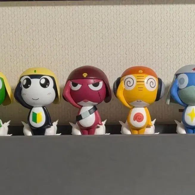 [BUNJANG] Keroro Soft Vinyl Big Figure 5-Figure Bundle Set / 17만 케로로 소프비 빅피규어 5종일괄