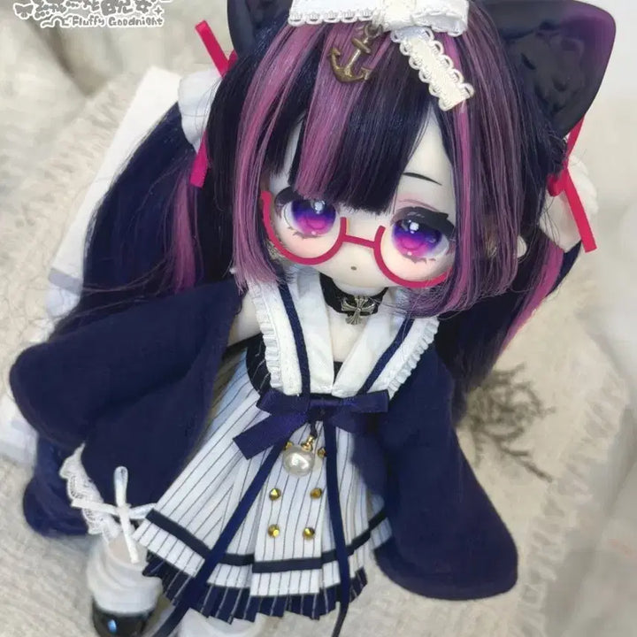 [BUNJANG] Meki Good Night Fluffy BJD Blind Doll Wig and Ears / Meki 굿나잇 플러피 bjd 블라인드돌 가발과 귀만