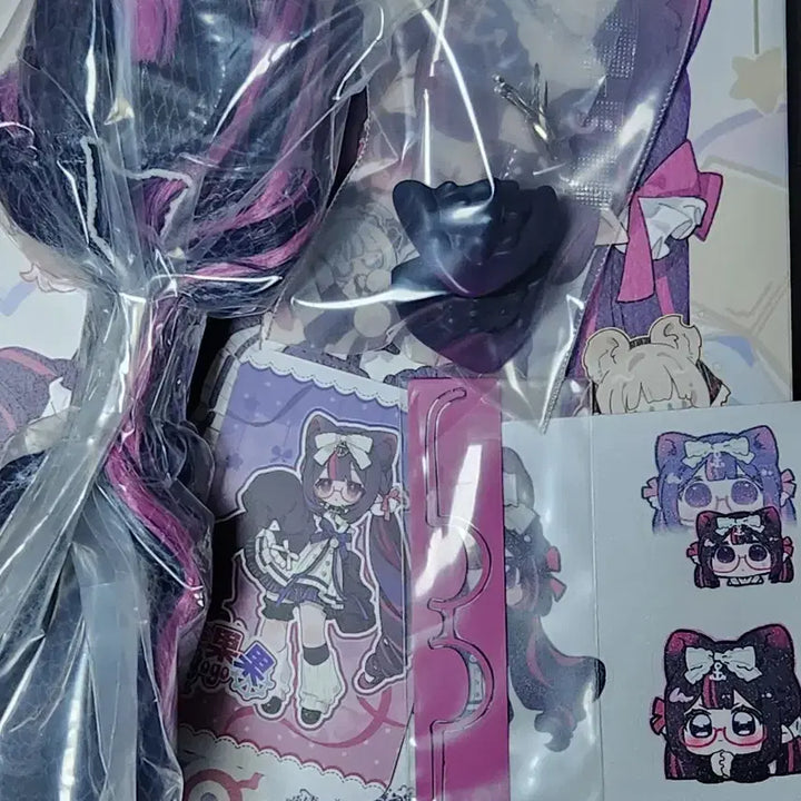 [BUNJANG] Meki Good Night Fluffy BJD Blind Doll Wig and Ears / Meki 굿나잇 플러피 bjd 블라인드돌 가발과 귀만