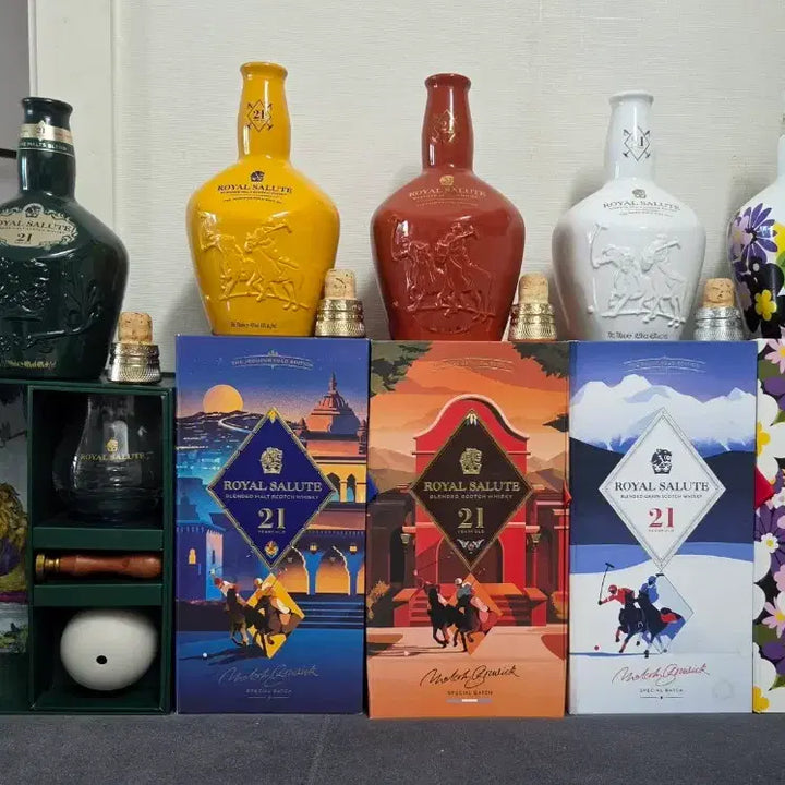 [BUNJANG] Royal Salute Whisky Empty Bottles Set / 로얄살루트 위스키 위스키 공병