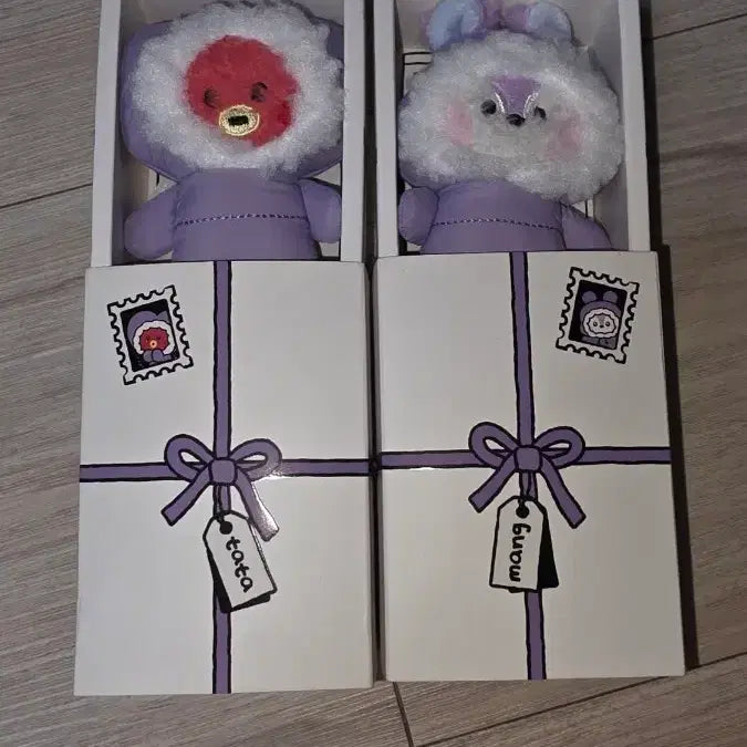 [BUNJANG] BT21 Tata &amp; Mang Character Dolls Set / 타타 망 인형