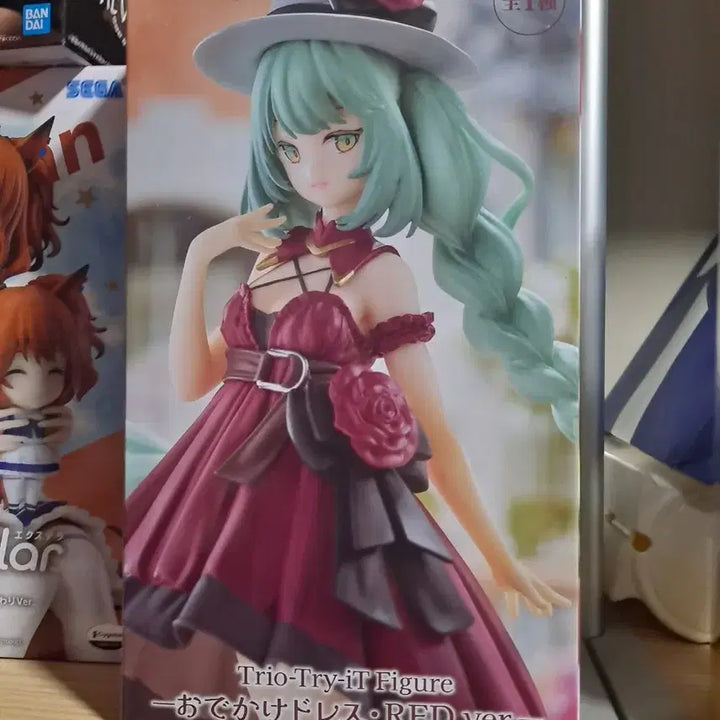 [BUNJANG] FURYU Vocaloid Hatsune Miku Red Dress Version Figure / 후류 미쿠 피규어 드레스 레드 컬러 버전