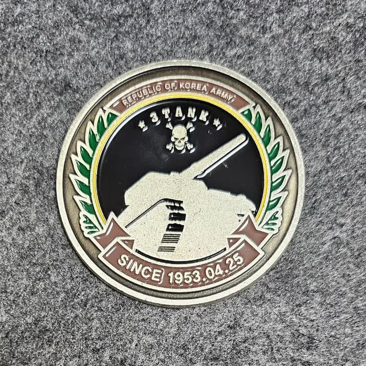 [BUNJANG] 3rd Infantry Division 6.25 War Armor Battalion Commemorative Coin / 3사단 최초 6.25 참전 기갑부대 전차대대 기념 코인