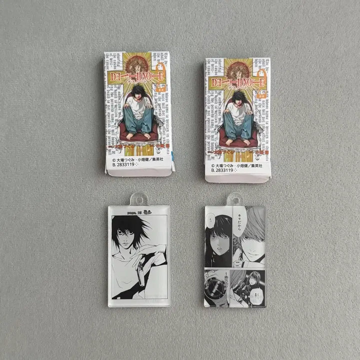 [BUNJANG] Death Note Comics Acrylic Charm Gacha Set Vol. 2 / 데스노트 코믹스 아크릴 참 가챠 2권 일괄