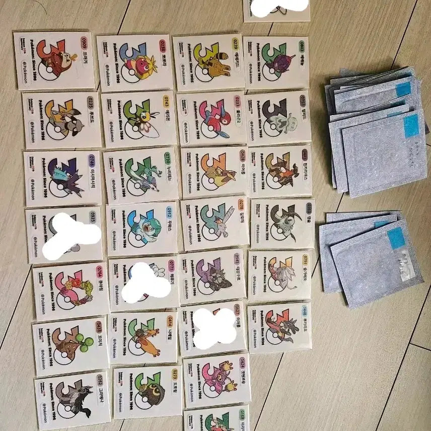 [BUNJANG] Pokemon Sticker New Logo / 포켓몬 띠부씰 신상 로고 판매