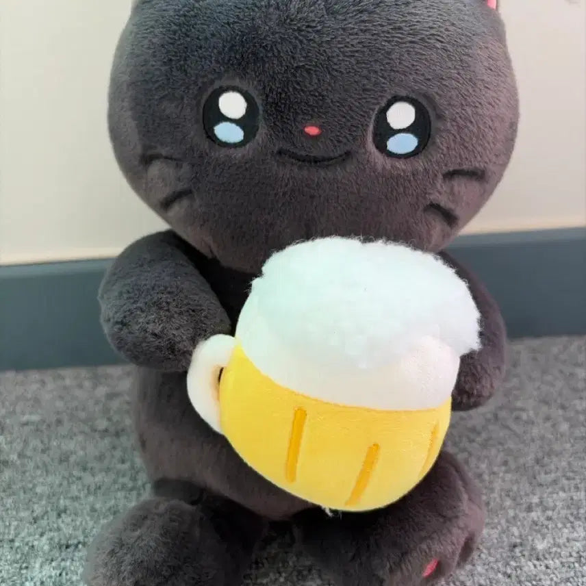 [BUNJANG] Nya-han Man Nabbi Cat Plush / 냐한남자 나비 인형 고양이 깜냥이
