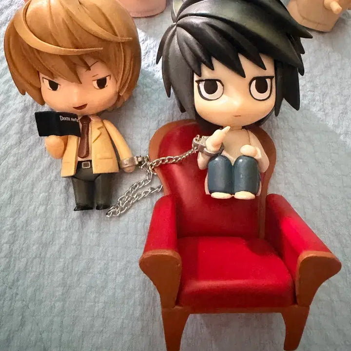 [BUNJANG] Death Note Light Yagami &amp; L Nendoroid Figure Bundle Set / 일괄) 데스노트 라이토, 엘 구넨도 넨도로이드 피규어