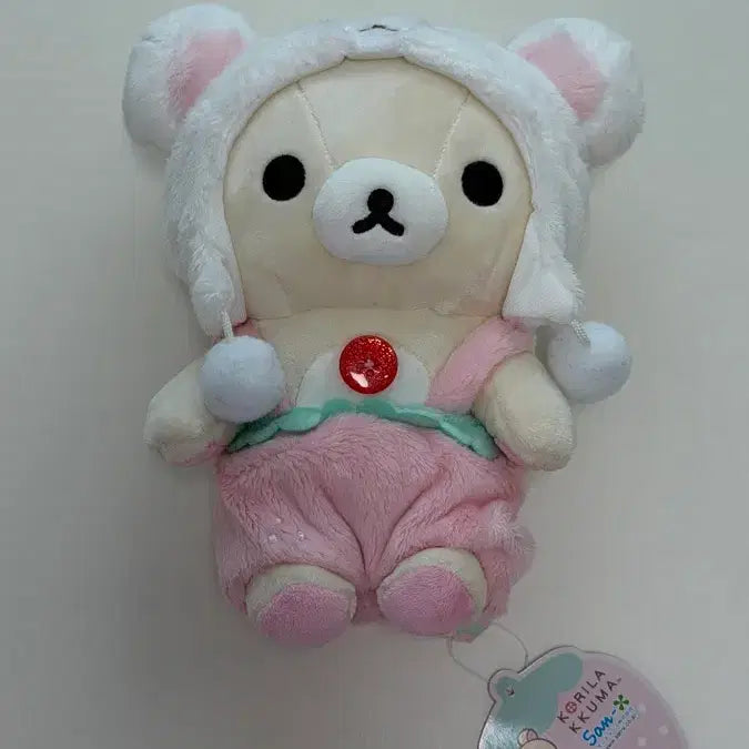 [BUNJANG] Korilakkuma Strawberry Day Plush / 코리락쿠마 딸기한하루 코리락쿠마 딸기하루 리락쿠마
