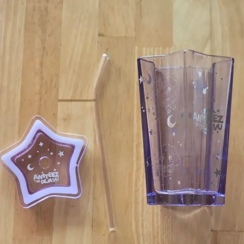 [BUNJANG] Ateez Aniteez Popup Starry Glass Tumbler / 별빛유리텀블러 에이티즈 애니티즈 팝업 ateez aniteez