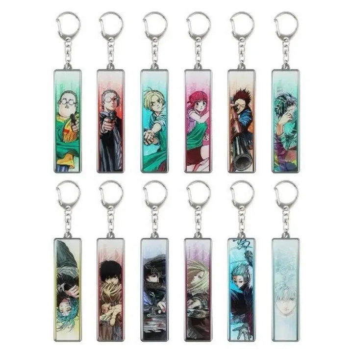 [BUNJANG] Sakamoto Days Sakaday Metal Keyring Bundle Set / 사카모토데이즈 사카데이 메탈 키링 키체인 나구모 나츠키 신 시시바 오사라기 가쿠 우즈키 일괄 양도
