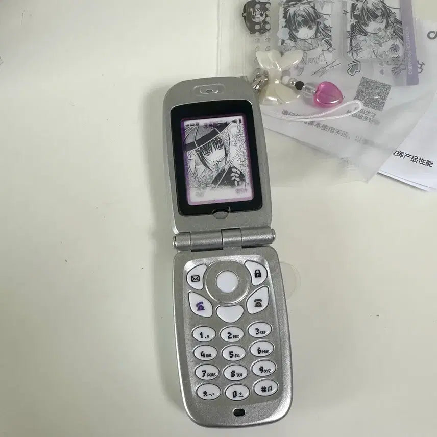 [BUNJANG] Shugo Chara! Voice Recording Flip Phone / (미사용새상품)캐릭캐릭체인지 캐캐체 녹음가능 휴대폰 폴더폰 폰 시아