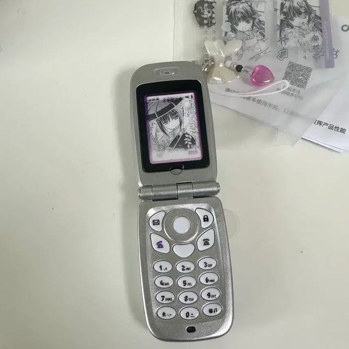[BUNJANG] Shugo Chara! Voice Recording Flip Phone / (미사용새상품)캐릭캐릭체인지 캐캐체 녹음가능 휴대폰 폴더폰 폰 시아