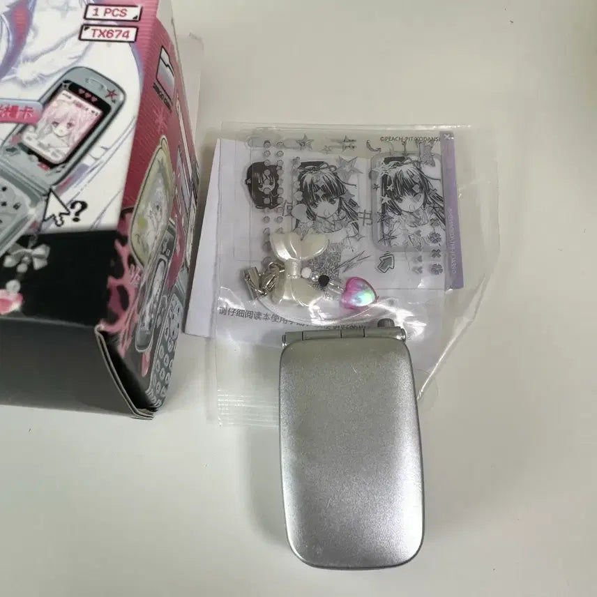 [BUNJANG] Shugo Chara! Voice Recording Flip Phone / (미사용새상품)캐릭캐릭체인지 캐캐체 녹음가능 휴대폰 폴더폰 폰 시아
