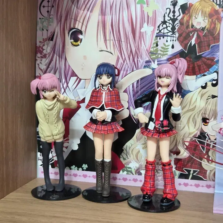[BUNJANG] Shugo Chara! Figure 3-Set Bundle (Amu, Nadeshiko, Utau) / 일괄)캐릭캐릭체인지 피규어 3종 세트 히나모리 아무 나데시코 시아 캐캐체 고전 가챠