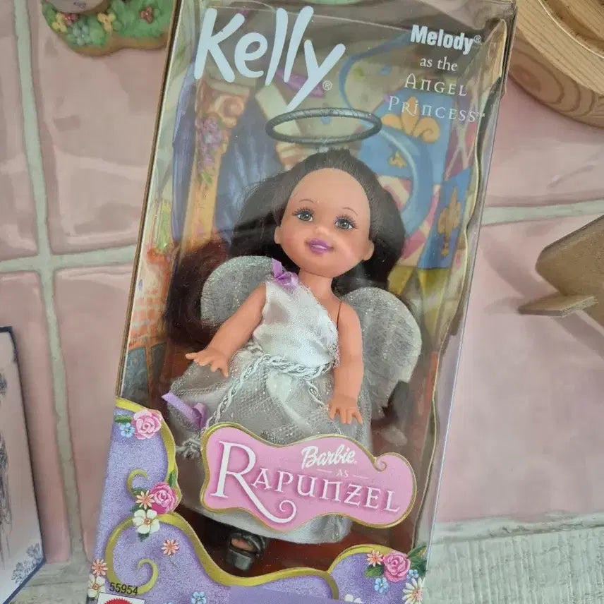 [BUNJANG] Barbie Rapunzel Kelly Angel Princess Doll / 바비켈리