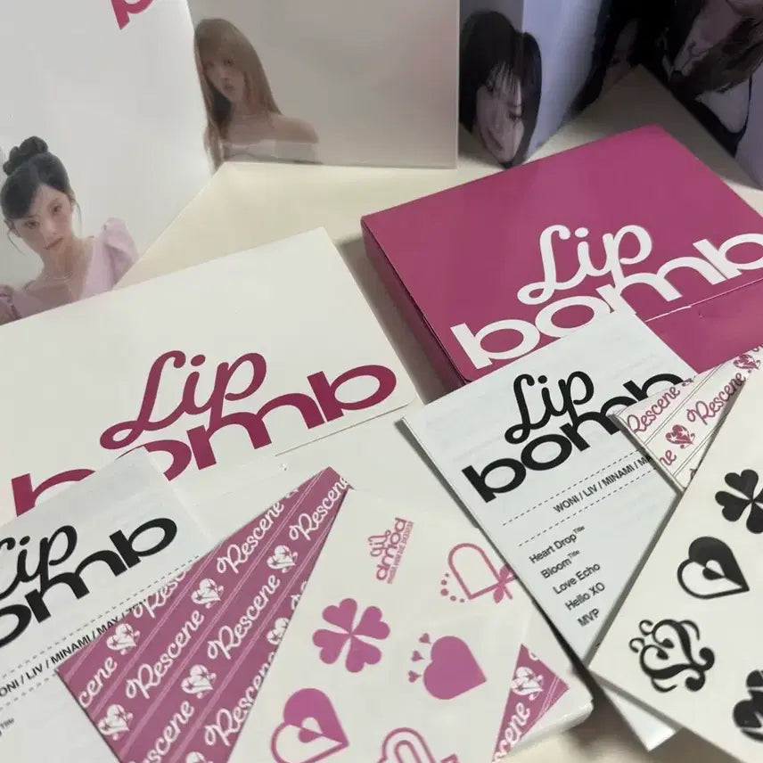 [BUNJANG] RESCENE Lip Balm Tint Version Album Set (Unsealed) / 리센느 립밤 개봉 앨범 세트 판매 l 원이 리브 미나미 메이 제나