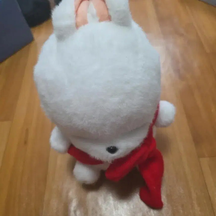 [BUNJANG] Marshmallow Rabbit Red Scarf Plush Doll / 마시마로 엽기토끼 빨간 목도리 봉제인형 토끼인형 캐릭터인형 굿즈