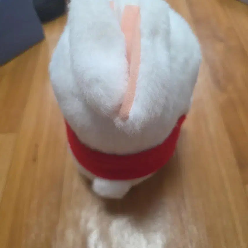 [BUNJANG] Marshmallow Rabbit Red Scarf Plush Doll / 마시마로 엽기토끼 빨간 목도리 봉제인형 토끼인형 캐릭터인형 굿즈