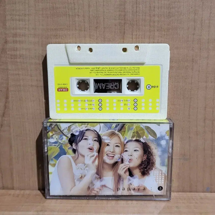 [BUNJANG] Papaya 2nd Album Violet Cassette Tape / 파파야(Papaya) 2집 Violet  카세트 테이프