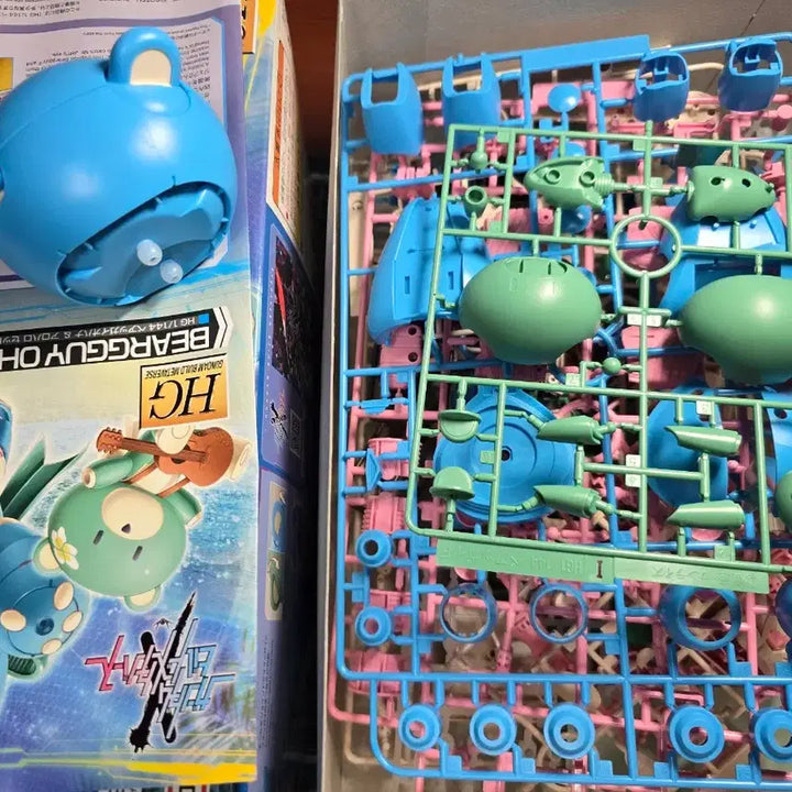 [BUNJANG] HG Beaguy Ohana &amp; Aloharo Set (Partially Assembled) / HG 베앗가이 오하나 &amp; 알로하로 세트 반조립