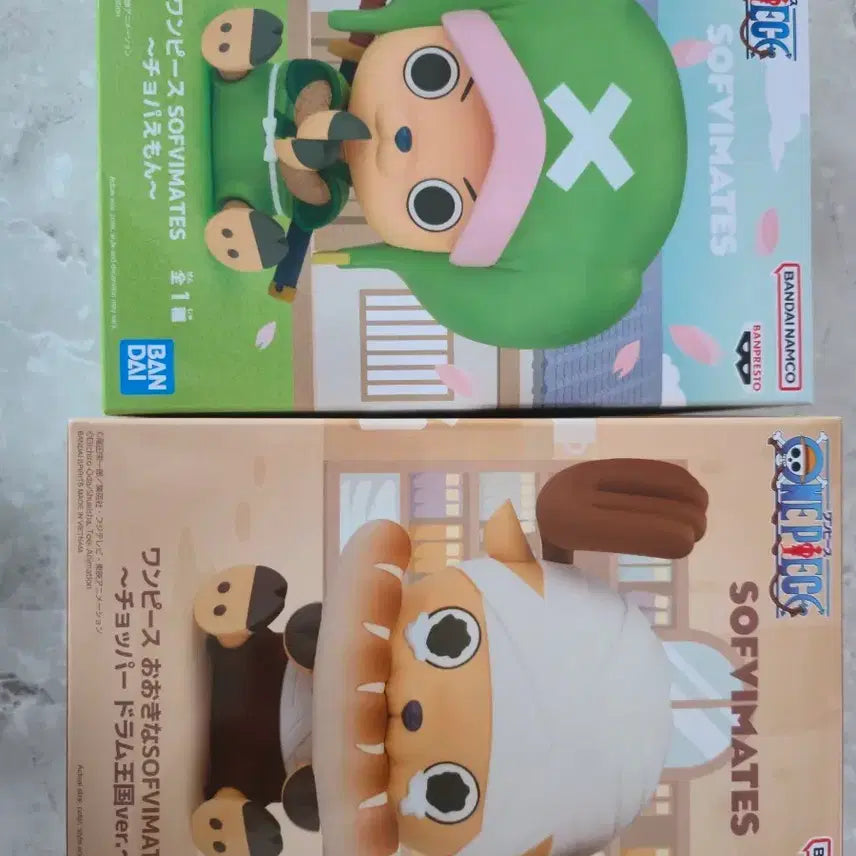 [BUNJANG] One Piece SOFVIMATES Chopper Figure Set (2 Types) / 원피스 SOFVIMATES 쵸파 피규어 2종 세트