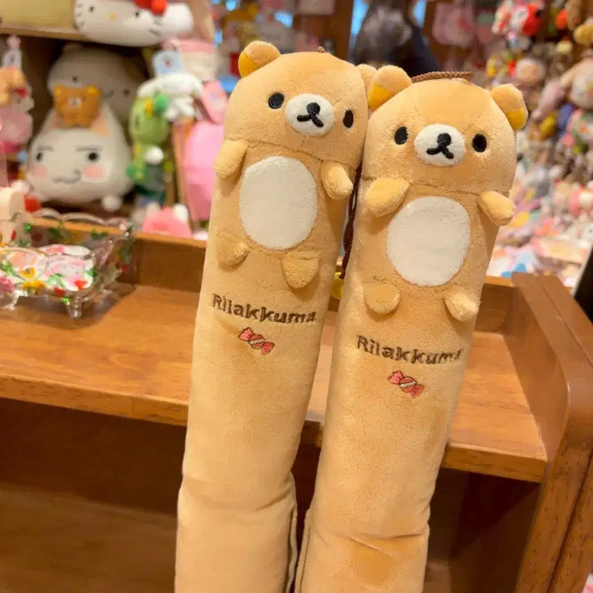 [BUNJANG] San-X Rilakkuma Plush Boot Keeper Pepero / 고전 산엑스 리락쿠마 인형 부츠키퍼 빼빼로