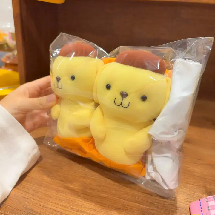 [BUNJANG] Vintage Sanrio Pompompurin Boot Keeper Doll (Sealed) / 고전 산리오 폼폼푸린 부츠키퍼 인형 미개봉