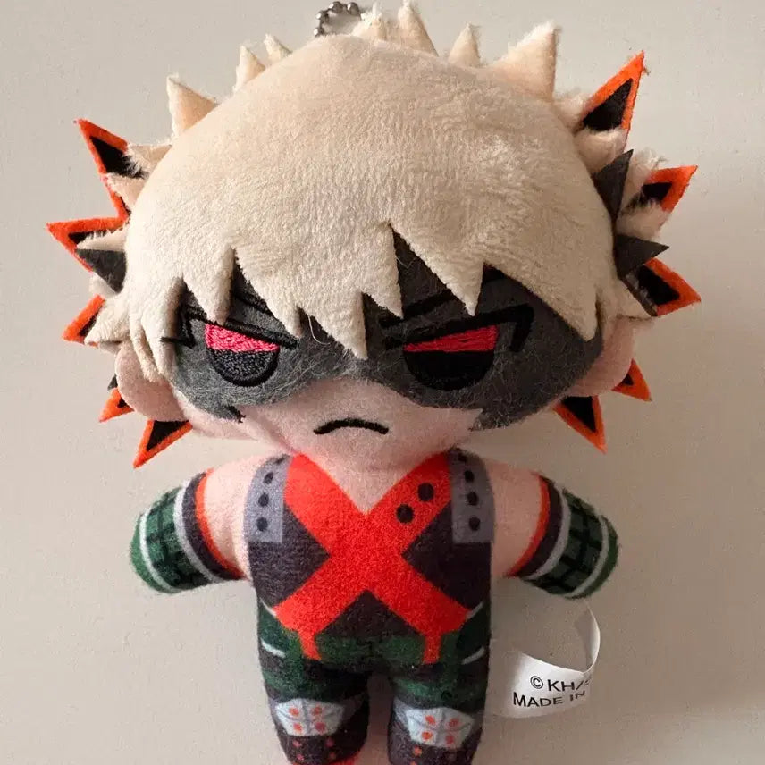 [BUNJANG] My Hero Academia Exhibition Bakugo Plush Keychain / 나의히어로아카데미아 전시회 인형 키링 바쿠고