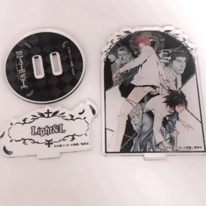 [BUNJANG] Death Note Light Yagami &amp; L Lawliet Acrylic Standee / 데스노트 라이트 L 아크릴 스탠드