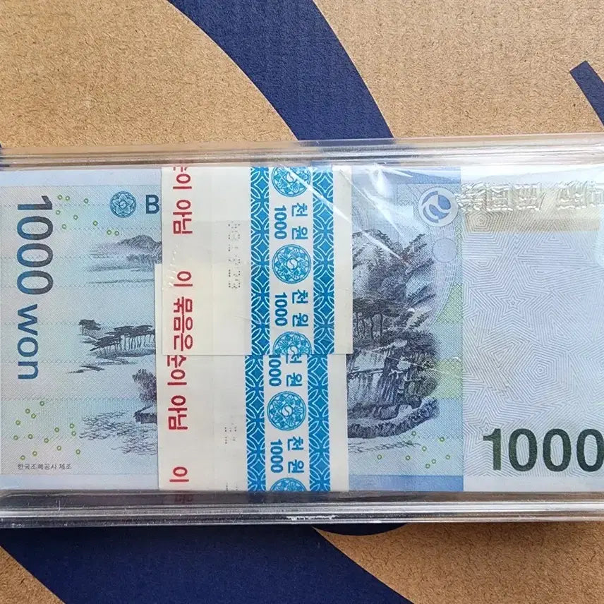 [BUNJANG] AAA 3rd Edition 1000 Won "Birthday Note" Bundle / 3차 천원 보조권초판 다발 AAA 생일지폐