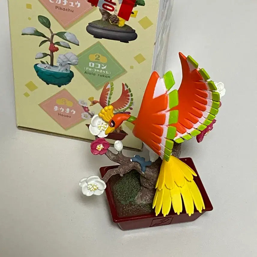 [BUNJANG] Pokemon Ho-Oh Bonsai Re-Ment / 포켓몬 칠색조 분재 리멘트