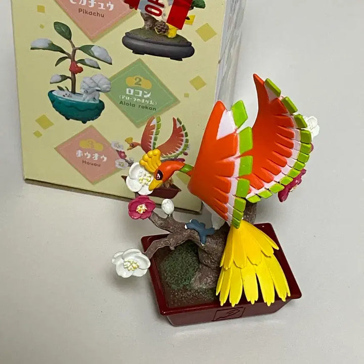 [BUNJANG] Pokemon Ho-Oh Bonsai Re-Ment / 포켓몬 칠색조 분재 리멘트