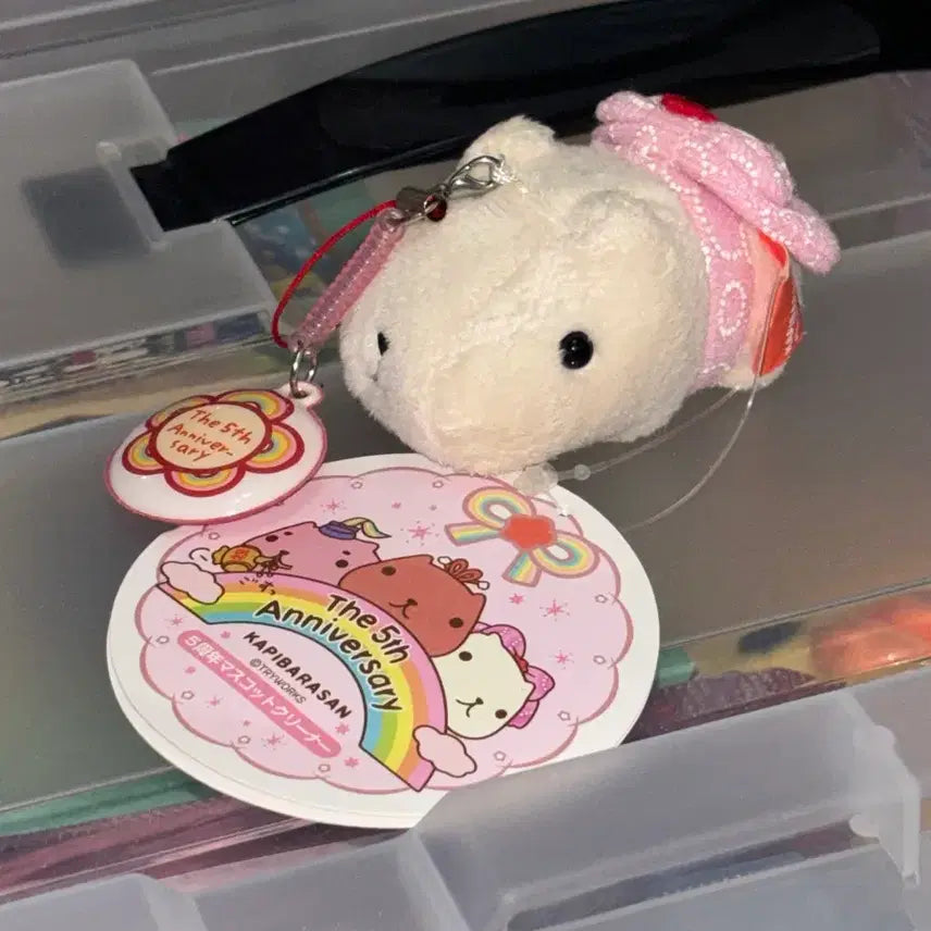 [BUNJANG] Capybara Handphone Strap LCD Cleaner Keychain / 카피바라상 핸드폰고리 액정클리너 키링