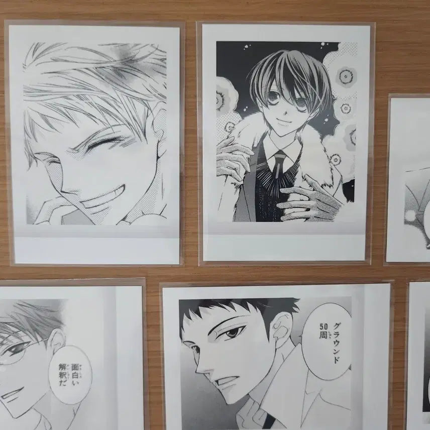 [BUNJANG] Ouran High School Host Club Trading Cards Bundle Set / 오란고교 호스트부 파샤코레 포토카드 6종 일괄