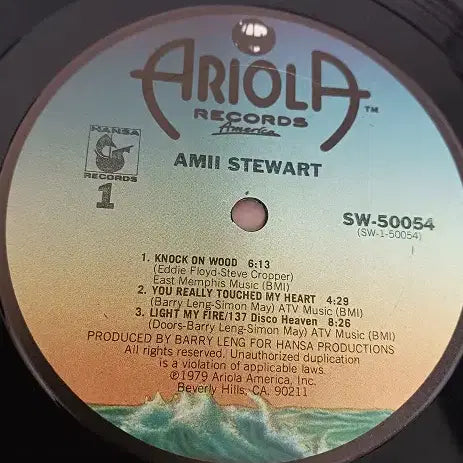 [BUNJANG] Amii Stewart Knock On Wood US First Press Vinyl / Amii Stewart  " Knock On Wood "
