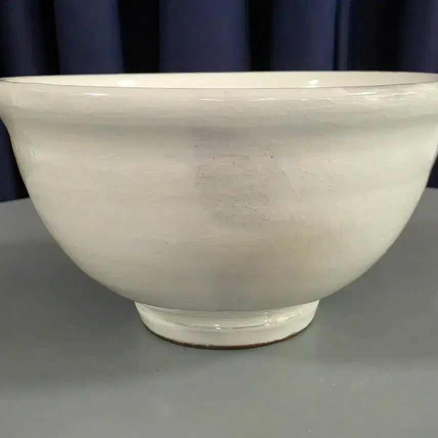 [BUNJANG] Intangible Cultural Heritage Misan Kim Seon-sik Buncheong Bamboo Leaf Teabowl / 무형문화재 [미산 김선식] 분장 댓잎다완