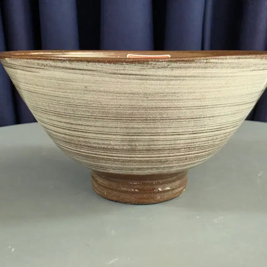 [BUNJANG] Seoseon-gil Songsan 1st Generation Master Potter Buncheong Tea Bowl / 1세대 원로도예가 [송산 서선길]  분청다완