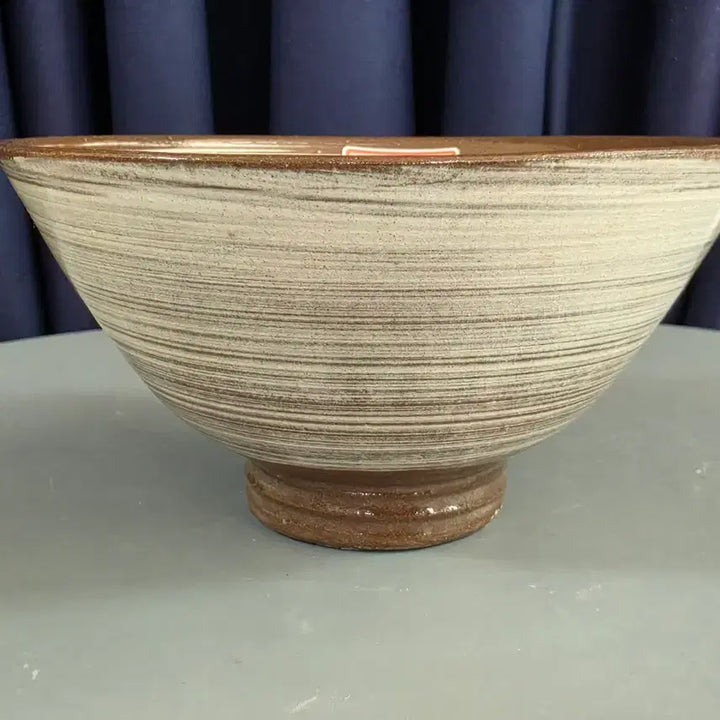 [BUNJANG] Seoseon-gil Songsan 1st Generation Master Potter Buncheong Tea Bowl / 1세대 원로도예가 [송산 서선길]  분청다완