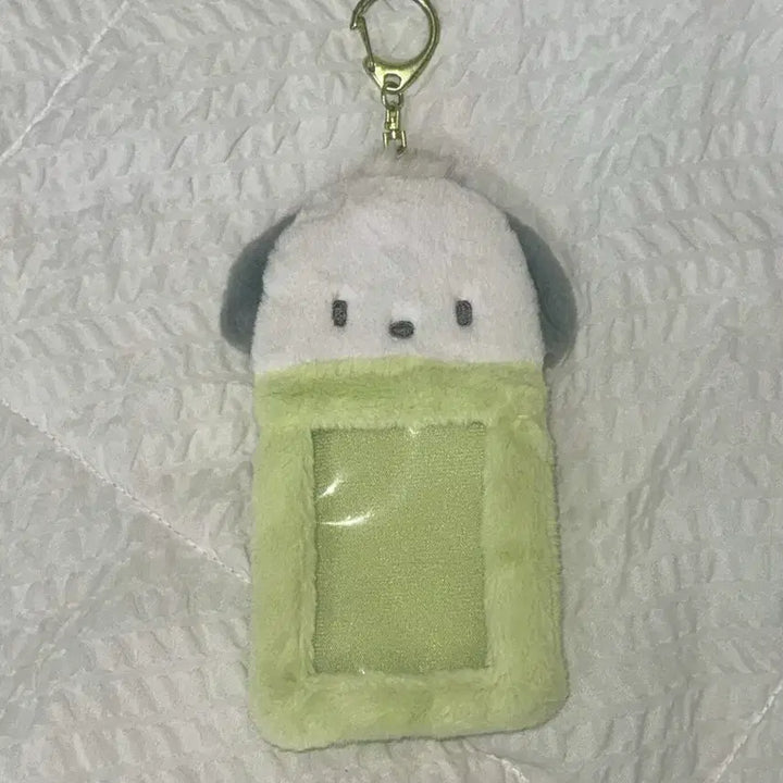 [BUNJANG] Pochacco Photocard Holder with Keychain / 포챠코 포토카드 홀더 포카홀더 슬리브 키링