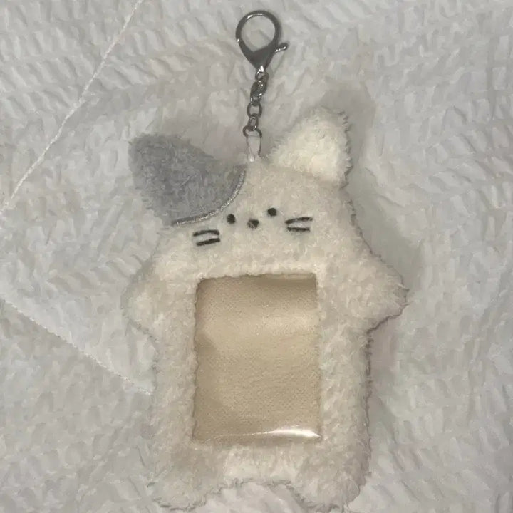 [BUNJANG] Cat Photocard Holder Keyring Sleeve / 고양이 포카홀더 키링 슬리브