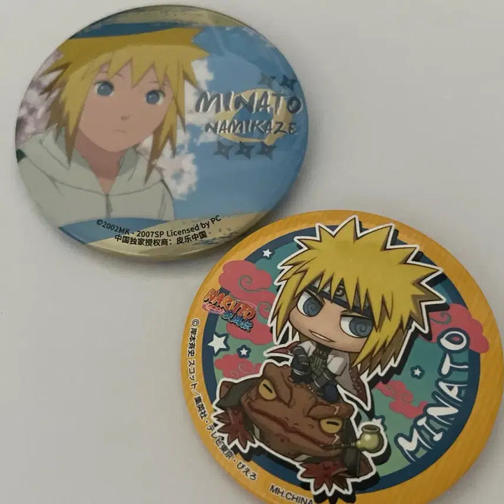 [BUNJANG] Naruto Minato Chibi Puchi-Kyara Can Badge Bundle Set / 나루토 미나토 치비, 푸치캐러 캔뱃지 일괄