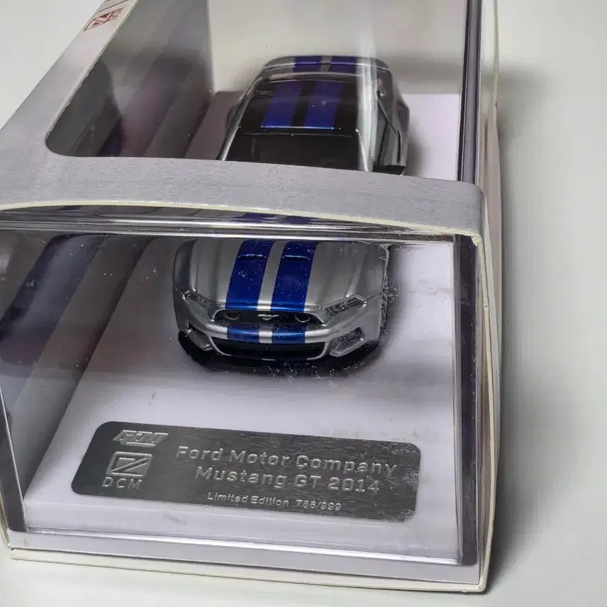 [BUNJANG] GDO Hunter Ford Mustang Diecast Model Car - Silver / GDO 헌터 포드 머스탱 다이캐스트 은색 모델카