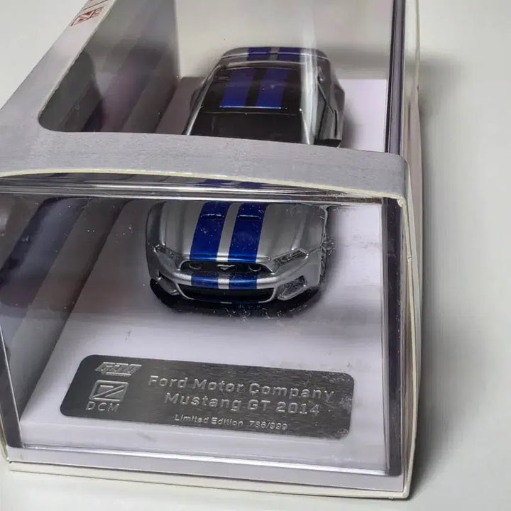 [BUNJANG] GDO Hunter Ford Mustang Diecast Model Car - Silver / GDO 헌터 포드 머스탱 다이캐스트 은색 모델카