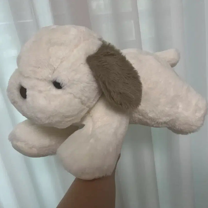 [BUNJANG] Unused Medium Vintage Dog Plush Toy / 미사용) 중형 강아지 인형 고전 빈티지