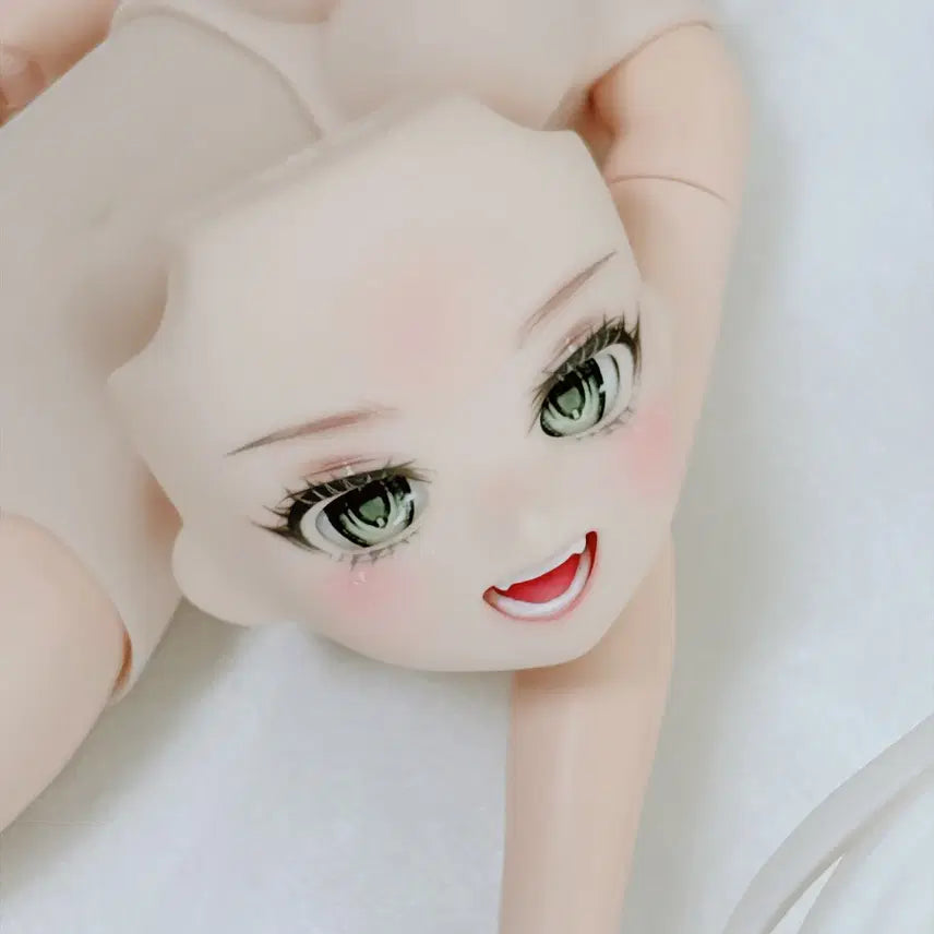 [BUNJANG] Obitsu 24 White Skin Open Mouth Head &amp; Body Set / 오비츠 24 미백 개안 헤드 본체 일괄