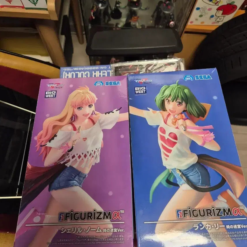 [BUNJANG] Sega Macross Frontier Sheryl &amp; Ranka Figure / 세가 마크로스 프론티어 쉐릴 &amp; 란카 피규어
