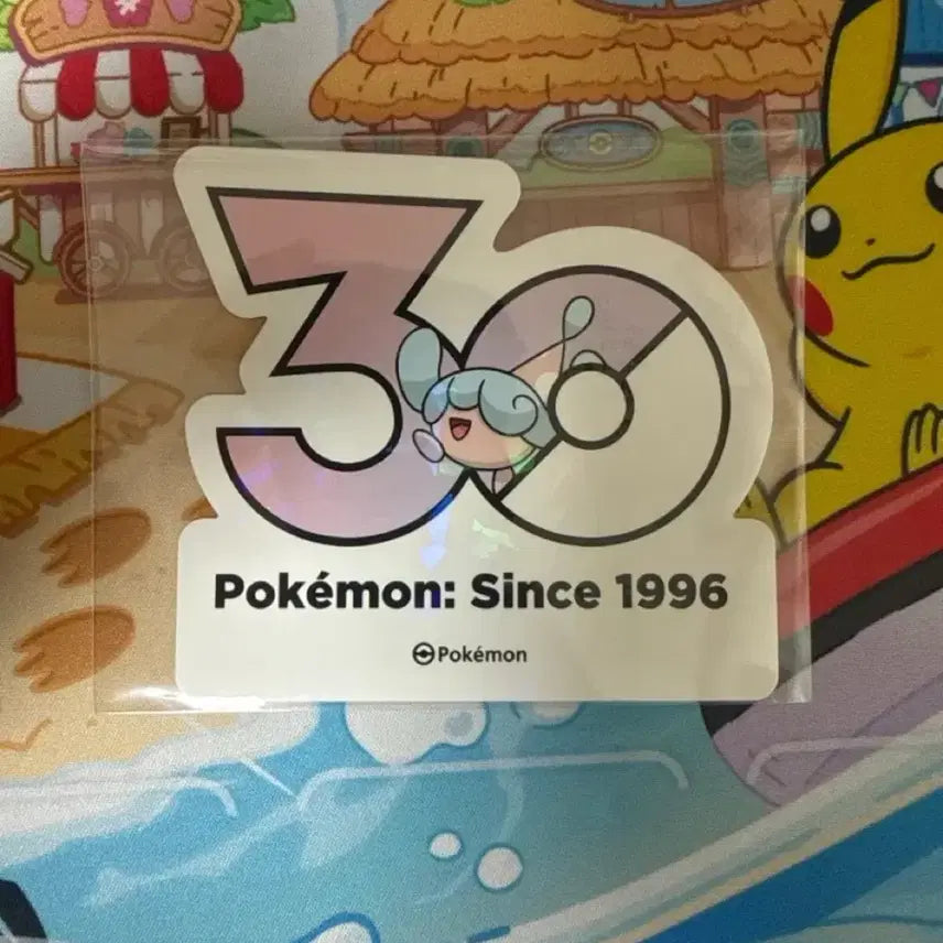 [BUNJANG] Pokemon 30th Anniversary Sticker - Mojibrem / 포켓몬스터 30주년 스티커 - 몸지브림