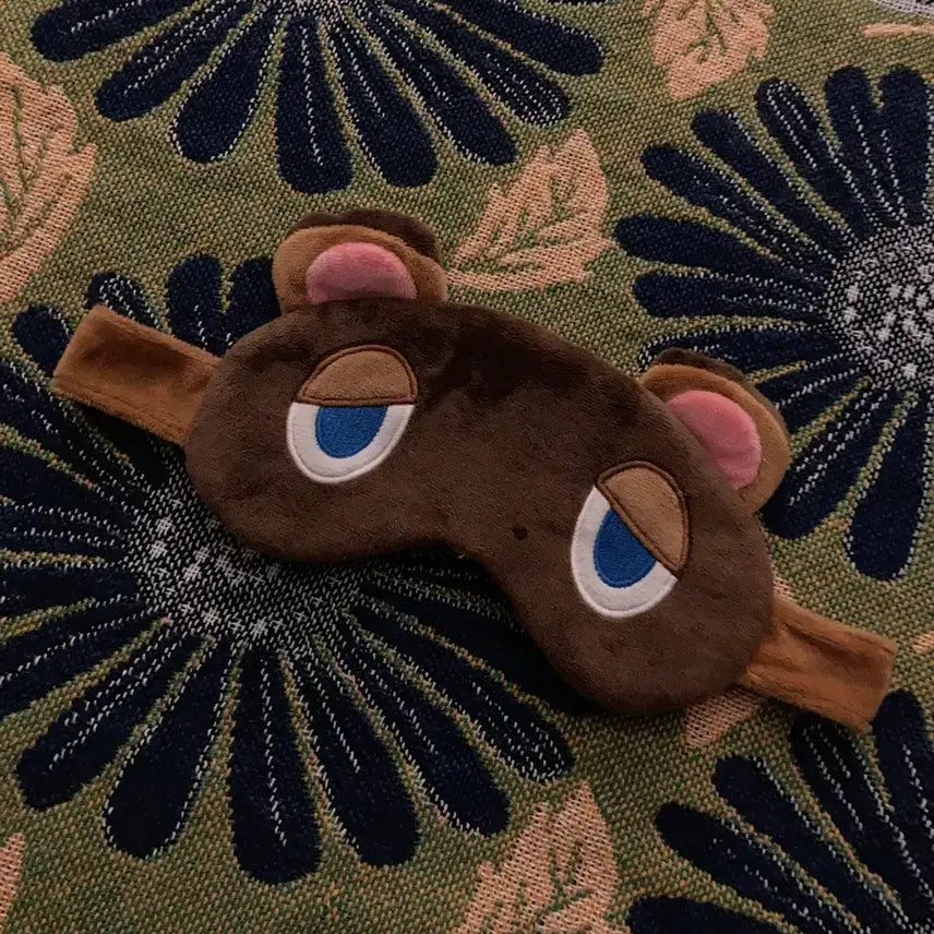 [BUNJANG] Animal Crossing Nook Sleep Mask / 모여봐요 동물의숲 너굴안대