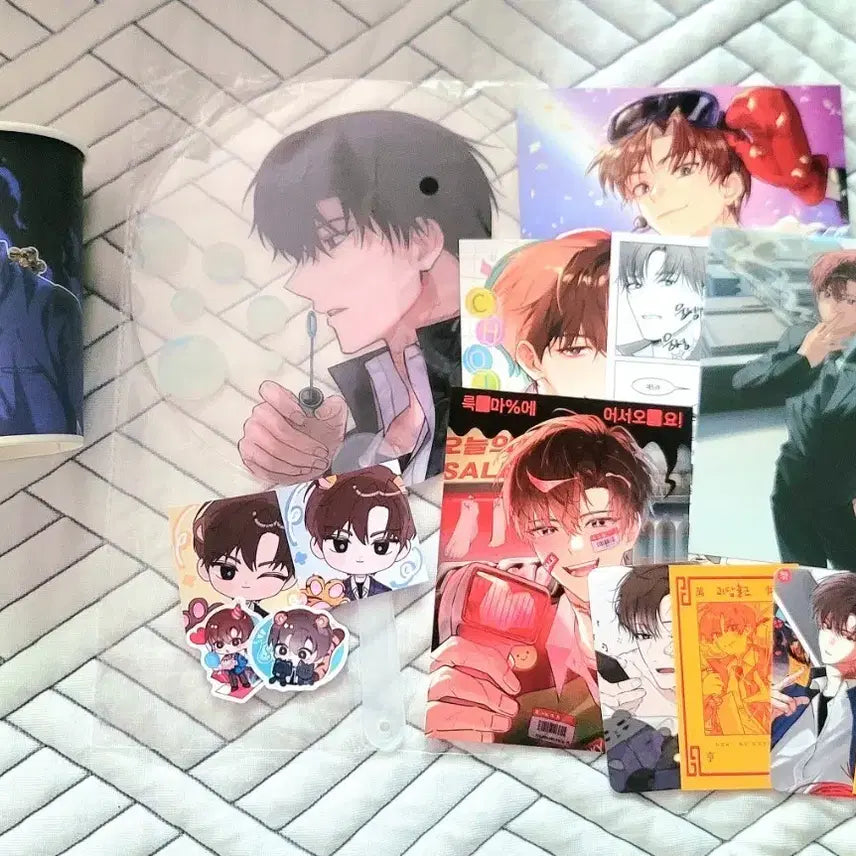[BUNJANG] CHOI YEONHO Birthday Cafe Goods Bundle Set / 괴담출근 괴출 최요원 생카 생일카페 전프레 양도